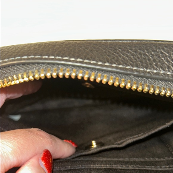 Coach Black and Tan Leopard Crossbody/Wristlet Set - Picture 6 of 13